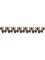 Large 17" x 100' Dungeon Decor Hanging Skulls Haunted House Background Decal